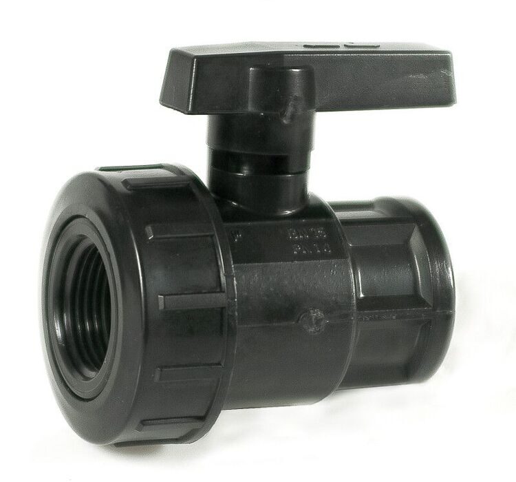 Кран 2В * 2Н пластик (3MF) Irritec